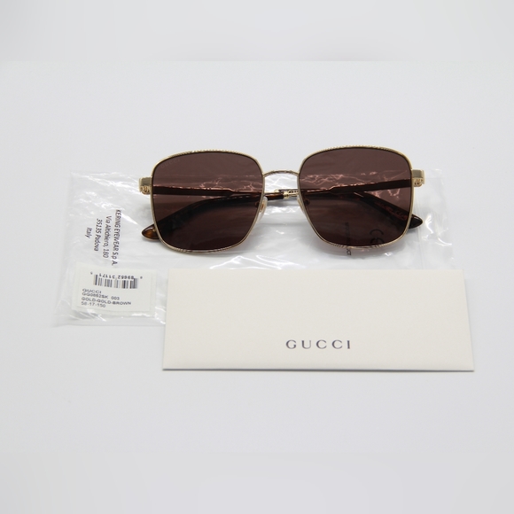 NEW GUCCI GG0852SK 003 SUNGLASSES GUCCI NEW COLLECTION - Picture 12 of 13